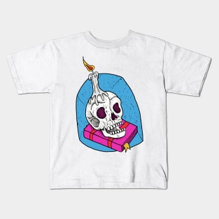 Librarian  Skull Kids T-Shirt